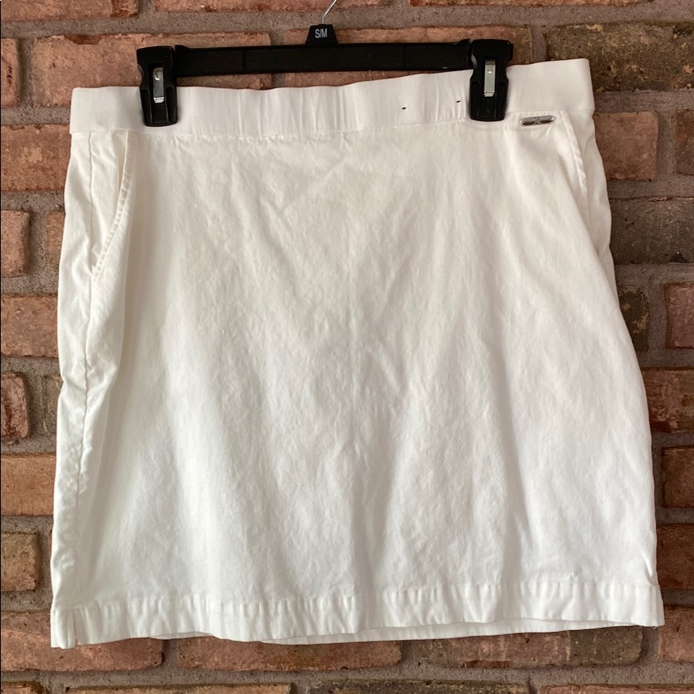 Rafaella White Women's Skort Large EUC